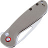 Складной нож CJRB LAGO J1926-DE бежевый